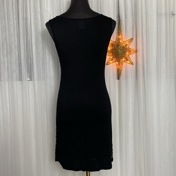 Moon Collection live in California! Black/brown sequins in front dress! Size S - Picture 3 of 10